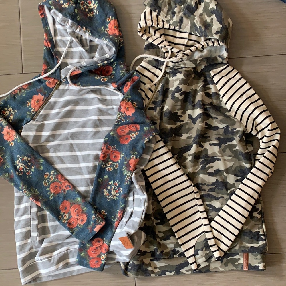 LOT of 2 Ampersand hoodies